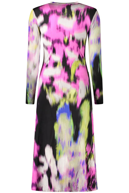 ROBE LONGUE ROSE POUR FEMME DESIGUAL