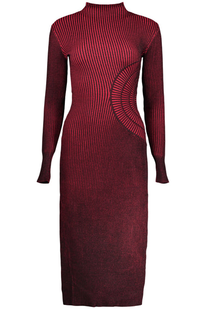 ROBE LONGUE ROUGE POUR FEMME DESIGUAL