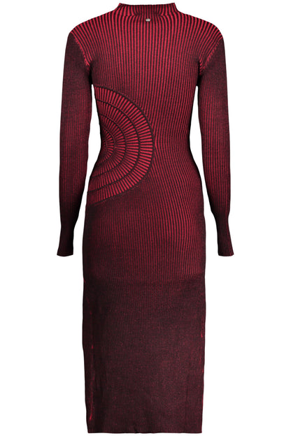 ROBE LONGUE ROUGE POUR FEMME DESIGUAL