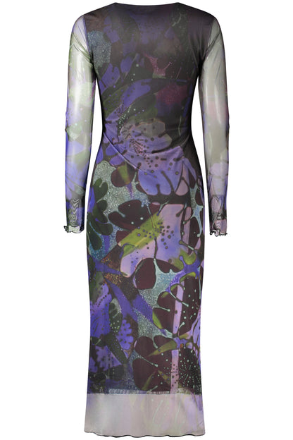 ROBE LONGUE VIOLETTE POUR FEMME DESIGUAL