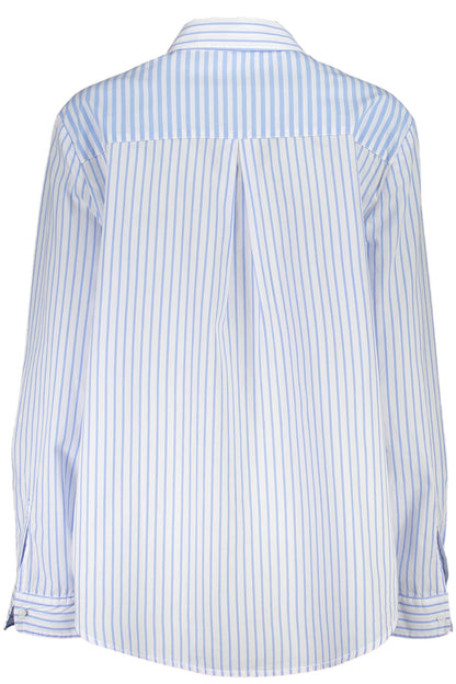 DESIGUAL LONG SLEEVE SHIRT WOMEN BLUE