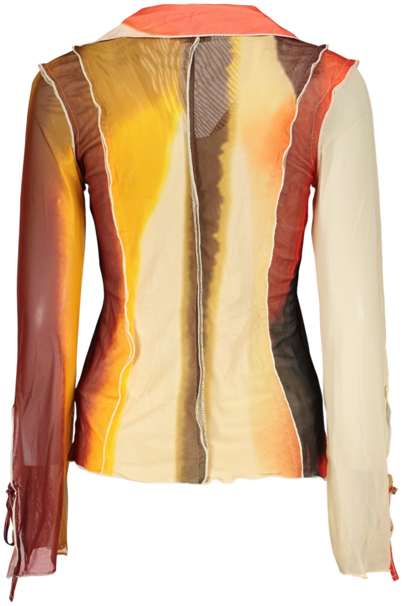 DESIGUAL WOMEN'S LONG-SLEEVED SHIRT, BEIGE