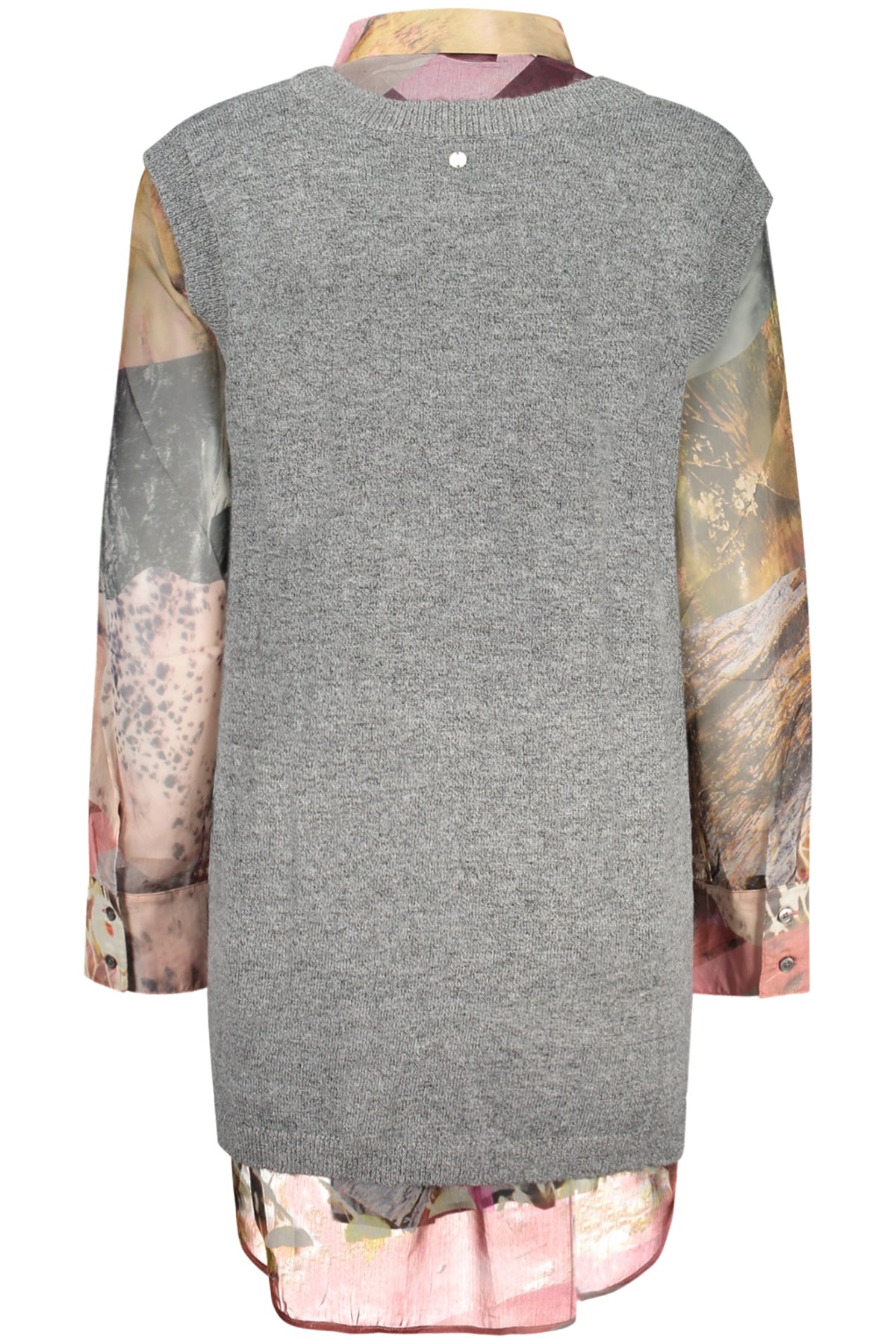 CHEMISE À MANCHES LONGUES POUR FEMME DESIGUAL, GRISE