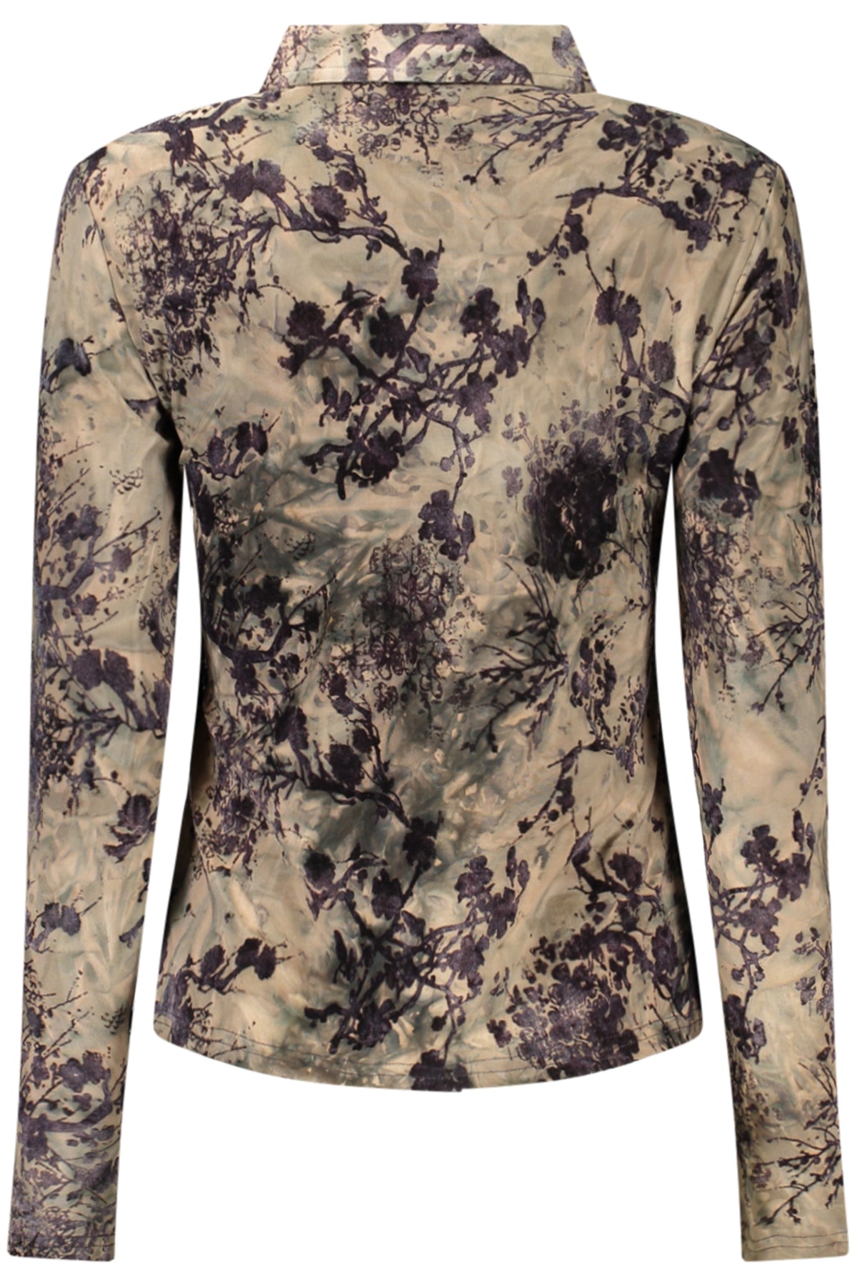 CHEMISE À MANCHES LONGUES POUR FEMME DESIGUAL, MARRON