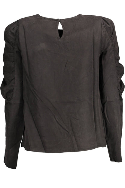 DESIGUAL LONG SLEEVE SHIRT WOMAN BLACK