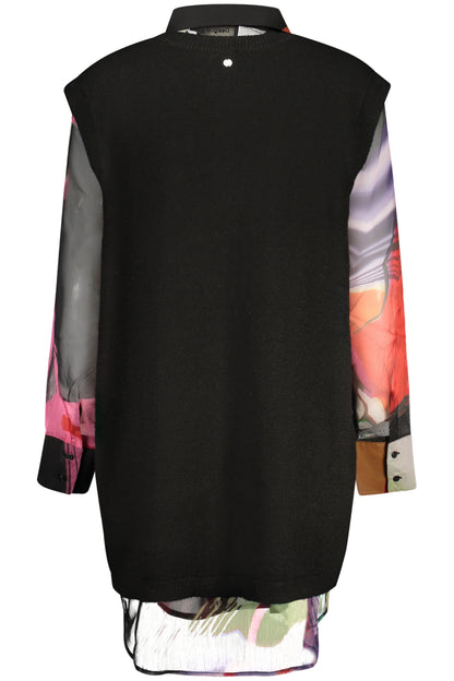 Chemise à manches longues pour femme DESIGUAL, noire