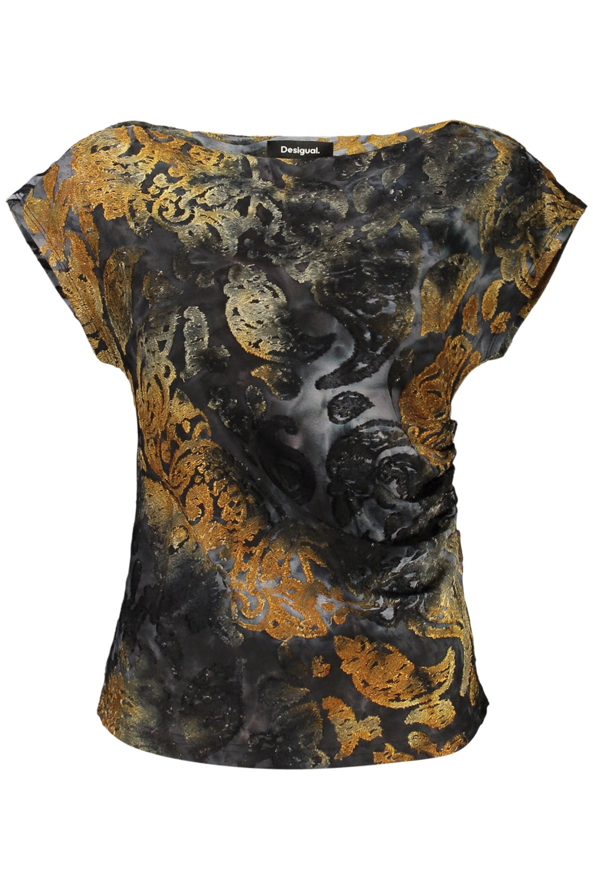 DESIGUAL WOMEN'S BLUE TANK TOP