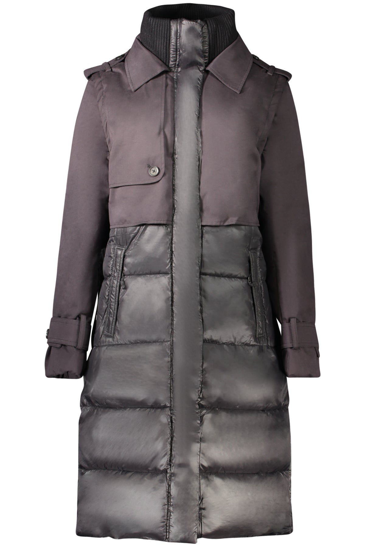 DESIGUAL WOMEN'S BLACK COAT