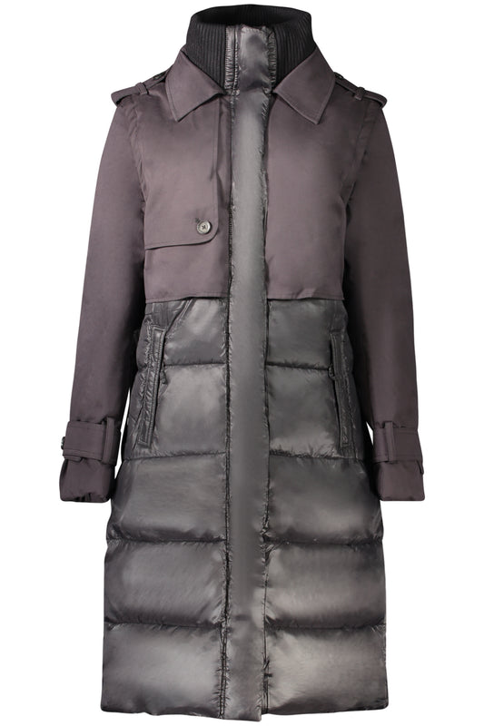 DESIGUAL WOMEN'S BLACK COAT