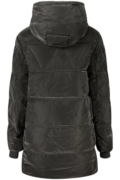 DESIGUAL WOMEN'S BLACK COAT