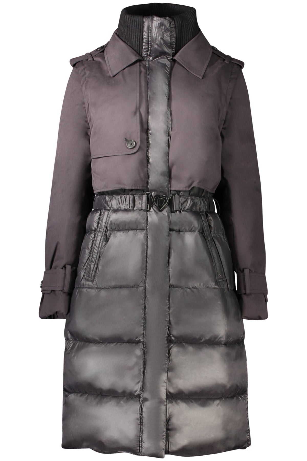 DESIGUAL WOMEN'S BLACK COAT