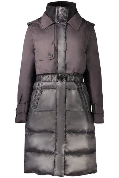 DESIGUAL WOMEN'S BLACK COAT