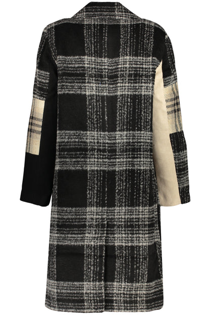 DESIGUAL WOMEN'S BLACK COAT