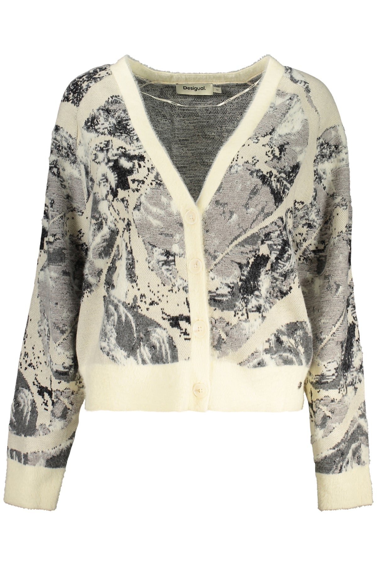 CARDIGAN BLANC POUR FEMME DESIGUAL