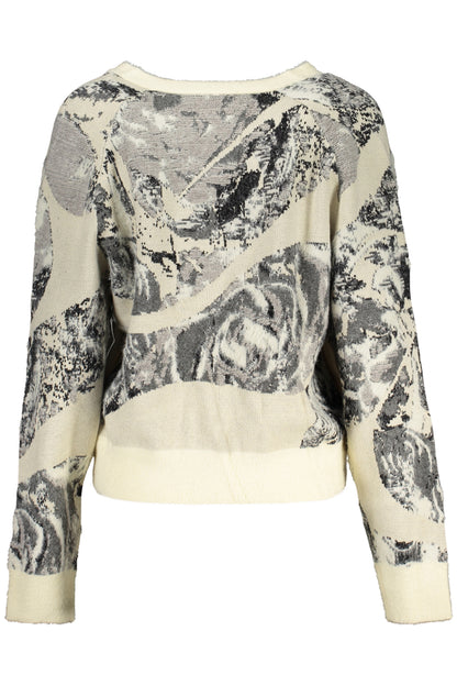 CARDIGAN BLANC POUR FEMME DESIGUAL