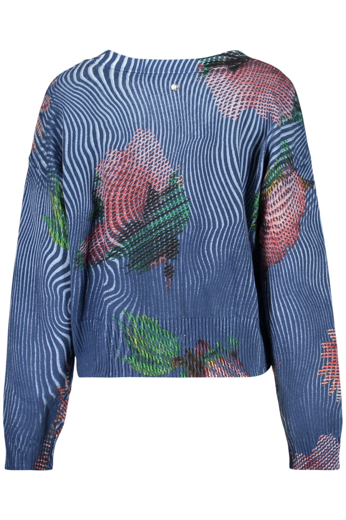 DESIGUAL WOMEN'S BLUE CARDIGAN