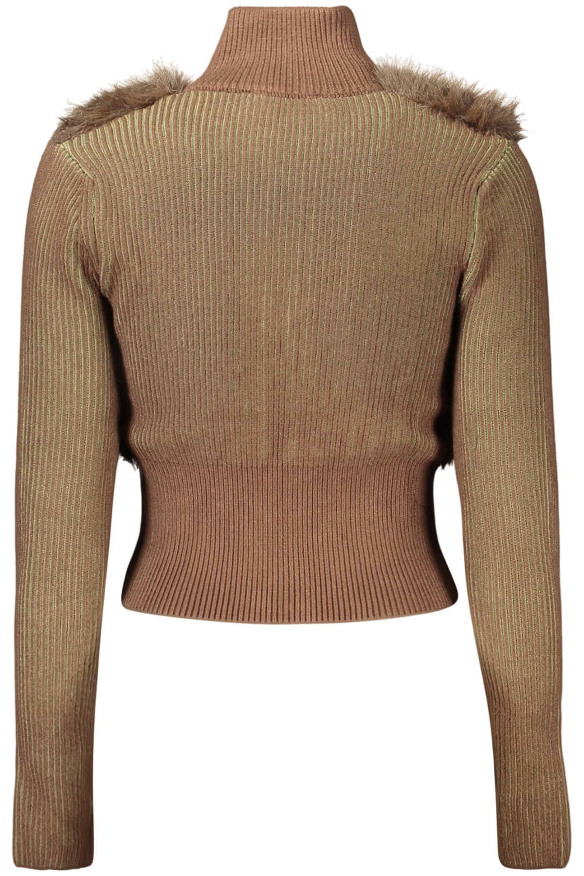 CARDIGAN MARRON POUR FEMME DESIGUAL