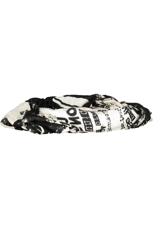 DESIGUAL WOMEN'S WHITE SCARF