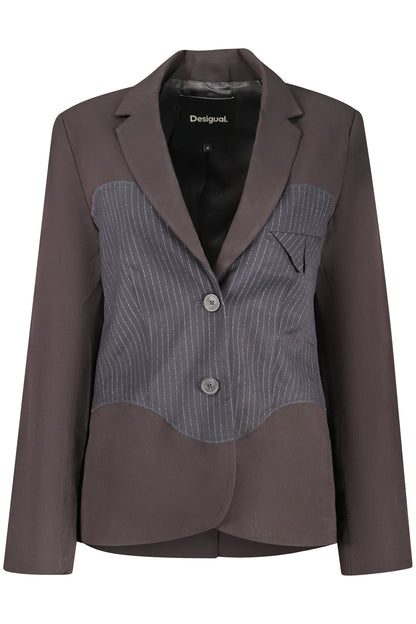 VESTE NOIRE CLASSIQUE POUR FEMME DESIGUAL