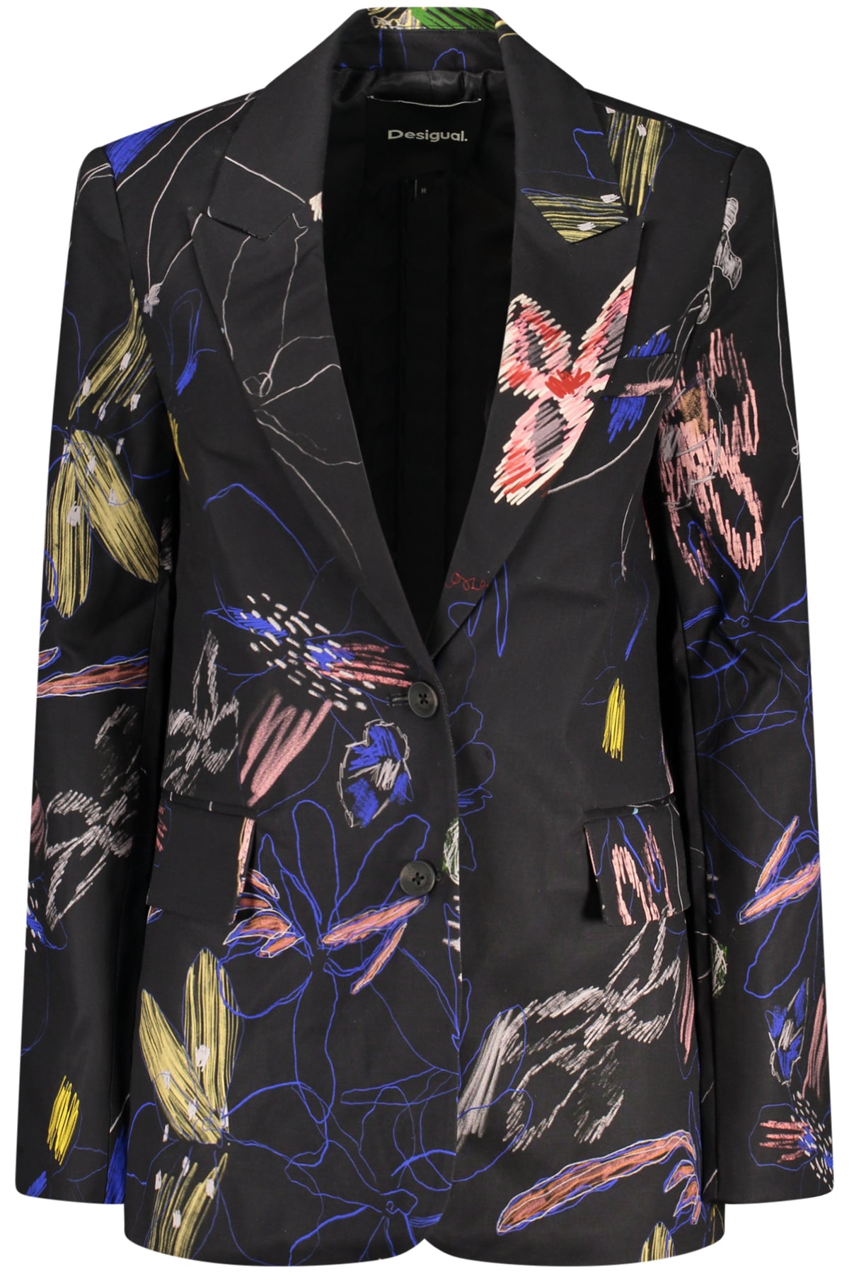 VESTE NOIRE CLASSIQUE POUR FEMME DESIGUAL