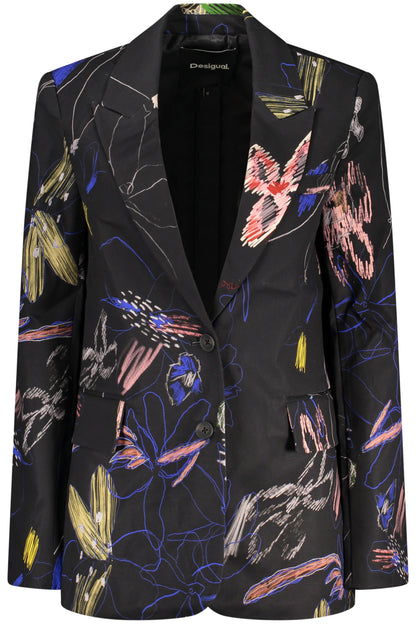 VESTE NOIRE CLASSIQUE POUR FEMME DESIGUAL