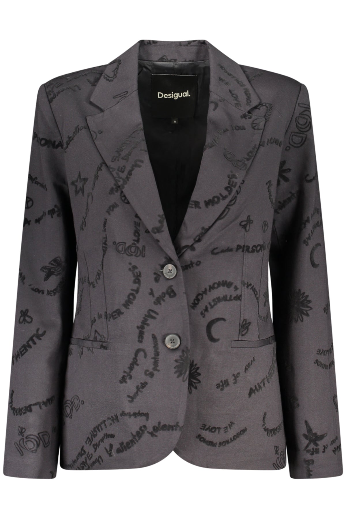 VESTE NOIRE CLASSIQUE POUR FEMME DESIGUAL