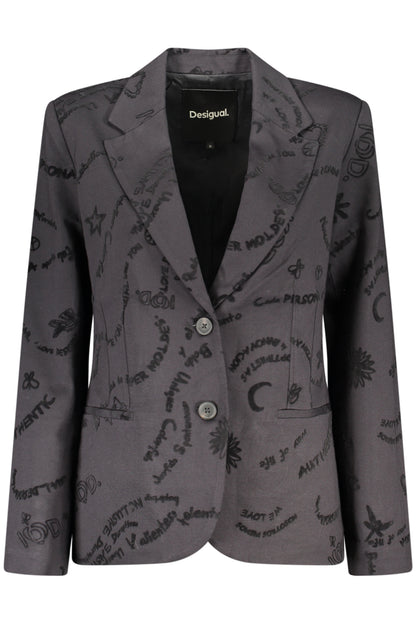 VESTE NOIRE CLASSIQUE POUR FEMME DESIGUAL