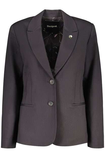 VESTE NOIRE CLASSIQUE POUR FEMME DESIGUAL