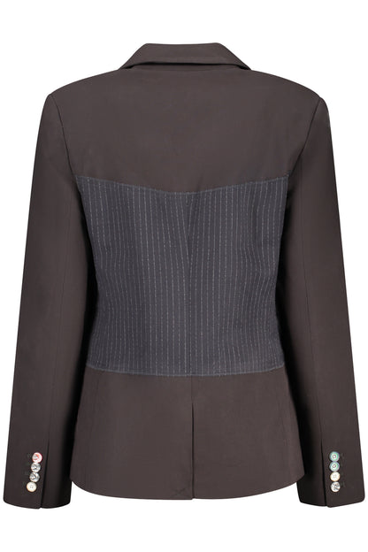 VESTE NOIRE CLASSIQUE POUR FEMME DESIGUAL