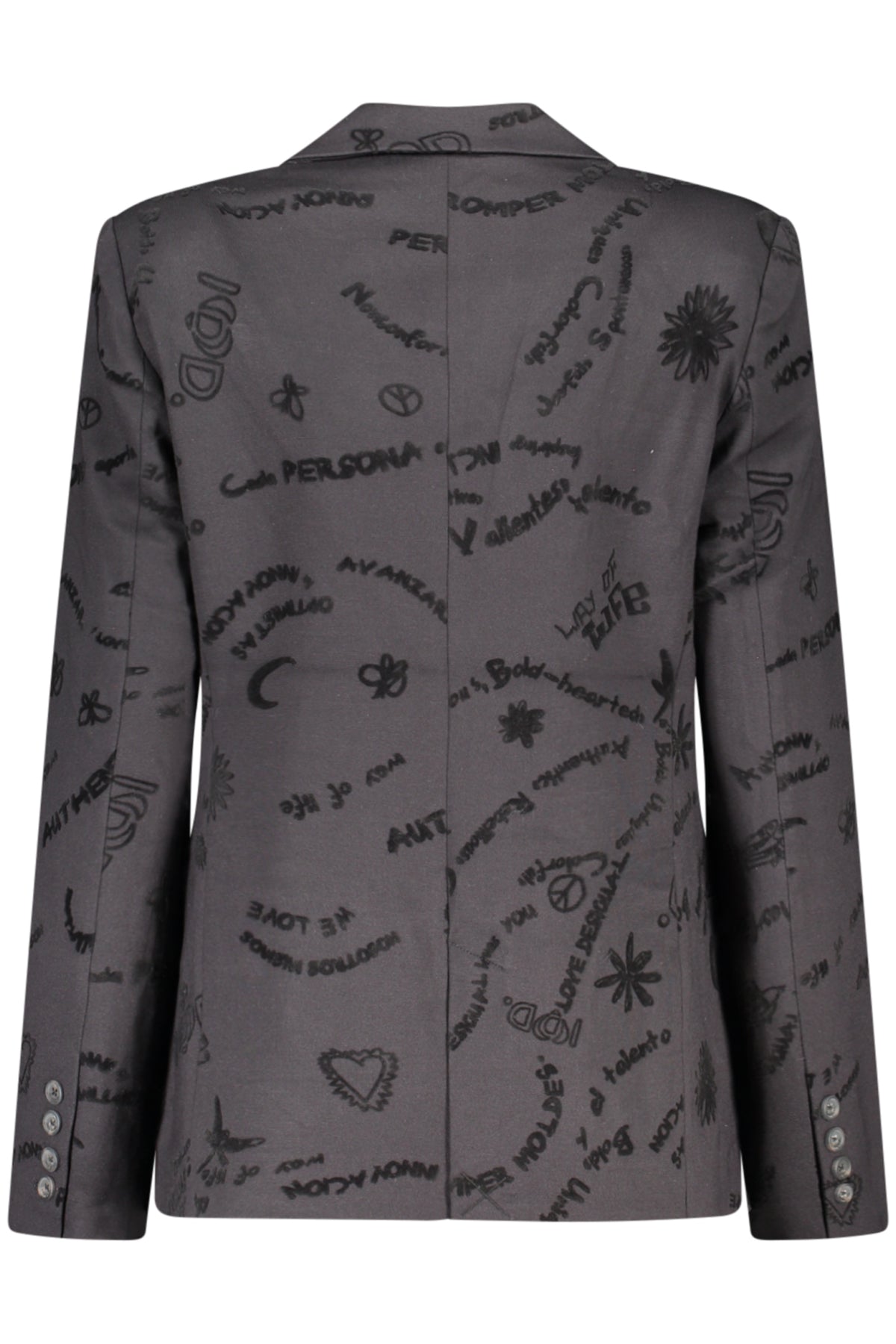 VESTE NOIRE CLASSIQUE POUR FEMME DESIGUAL