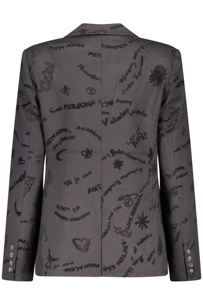 VESTE NOIRE CLASSIQUE POUR FEMME DESIGUAL