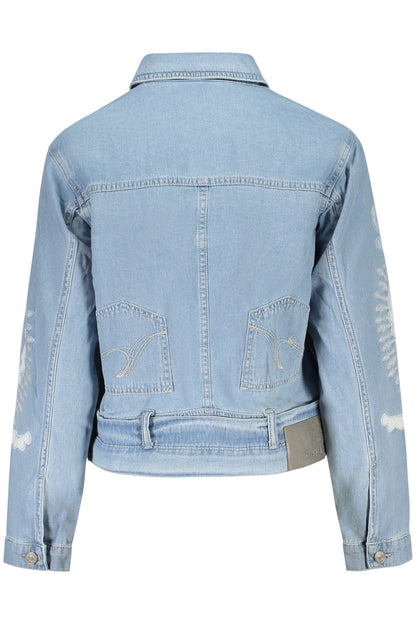 DESIGUAL WOMEN'S DENIM JACKET, BLUE
