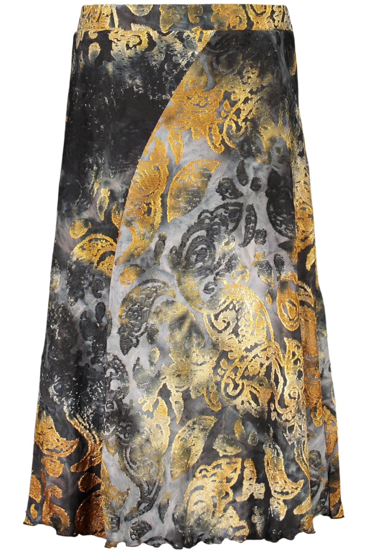 DESIGUAL WOMEN'S LONG BLUE SKIRT