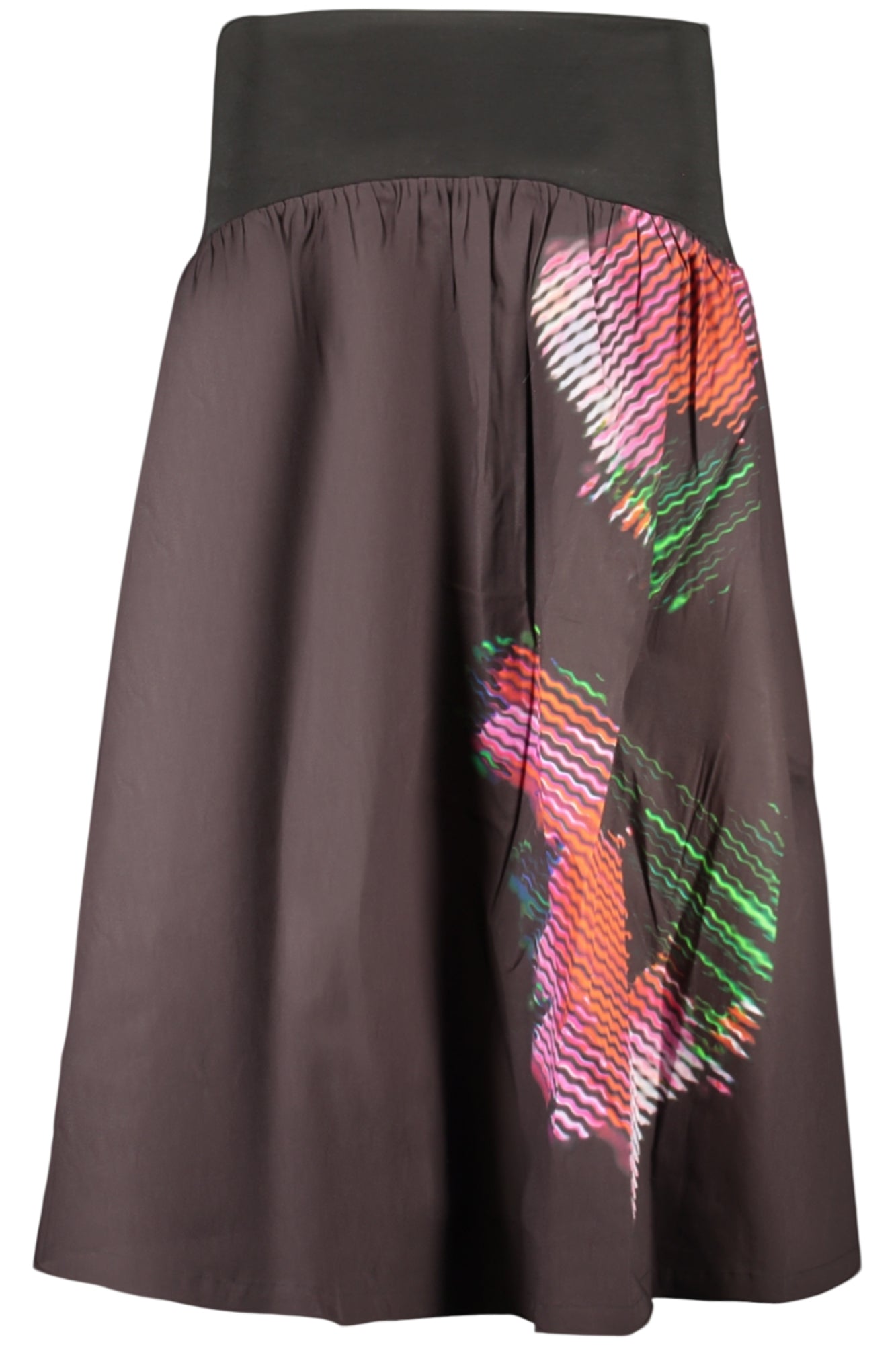 DESIGUAL WOMEN'S LONG SKIRT BLACK