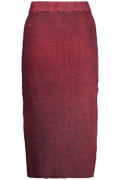 Jupe longue rouge pour femme DESIGUAL