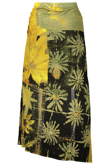 JUPE LONGUE VERTE POUR FEMME DESIGUAL