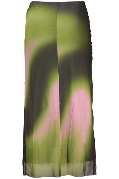JUPE LONGUE VERTE POUR FEMME DESIGUAL