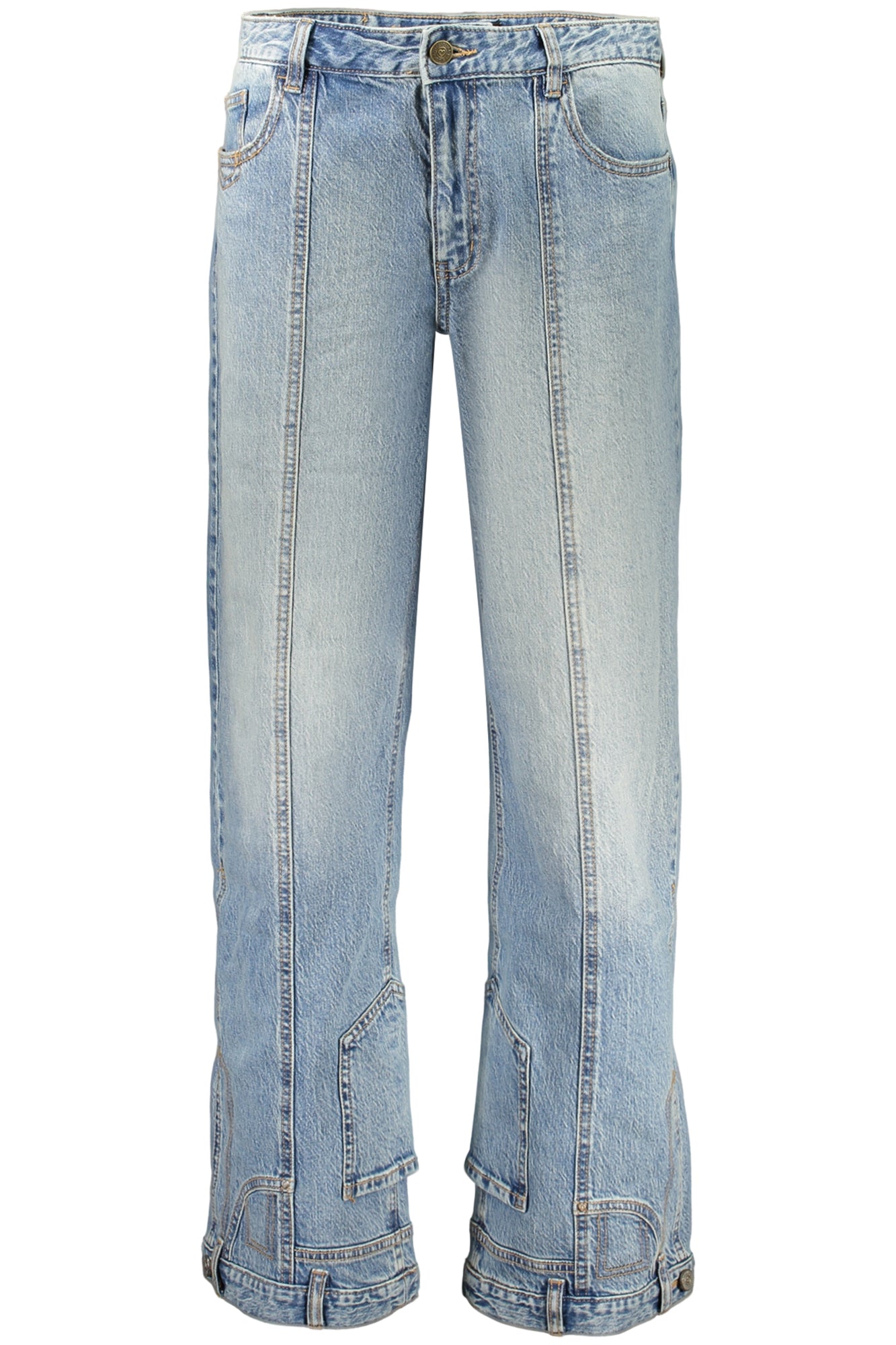 DESIGUAL WOMEN'S DENIM JEANS, BLUE