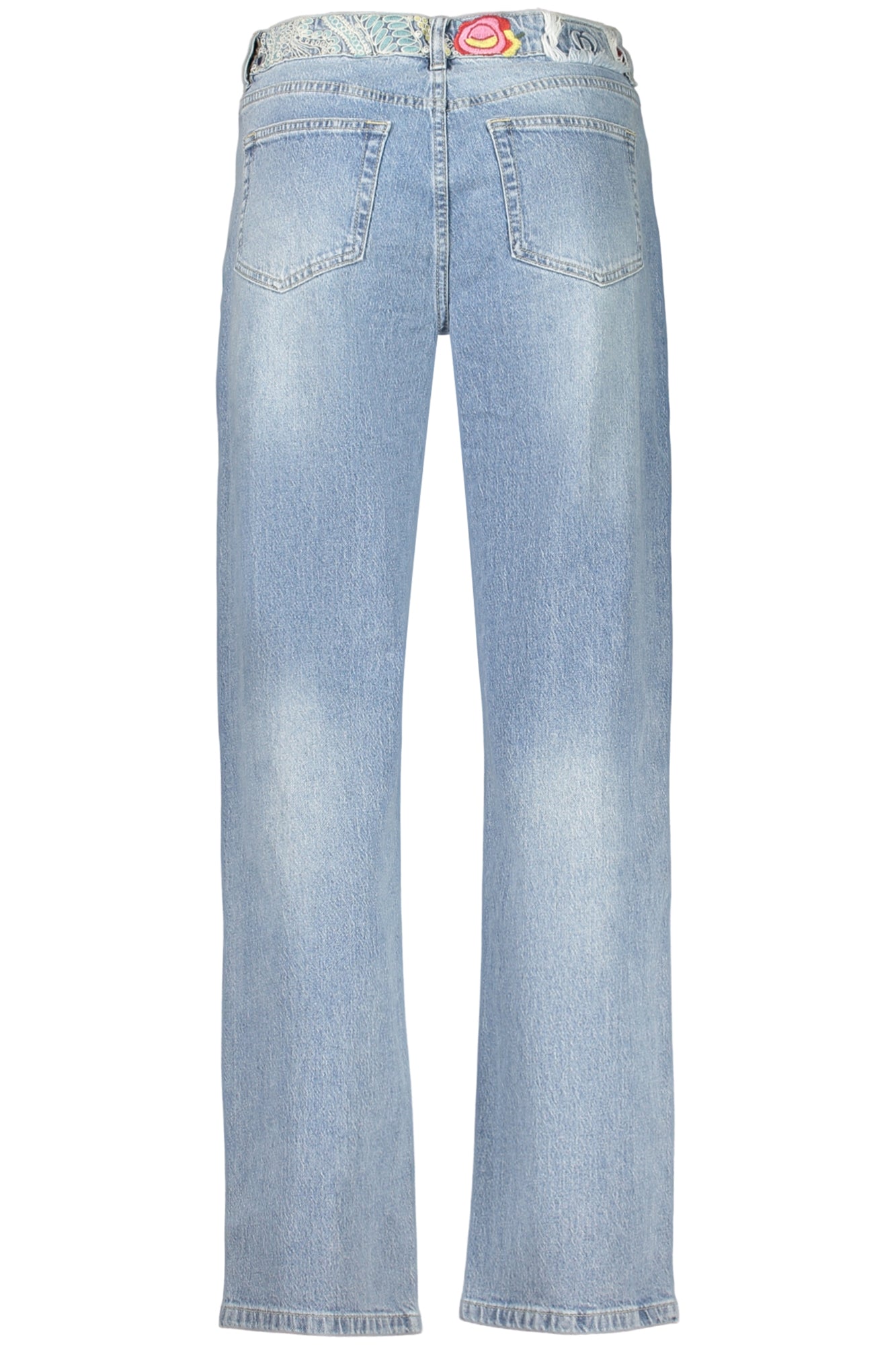 DESIGUAL WOMEN'S DENIM JEANS, BLUE
