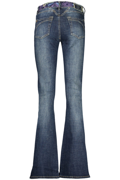DESIGUAL WOMEN'S DENIM JEANS BLUE