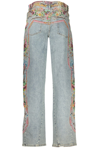 DESIGUAL WOMEN'S DENIM JEANS BLUE