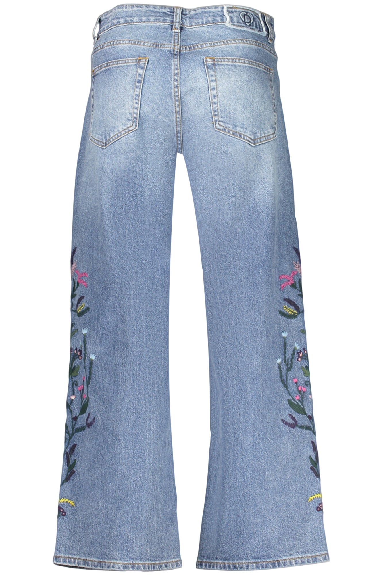 DESIGUAL WOMEN'S DENIM JEANS BLUE
