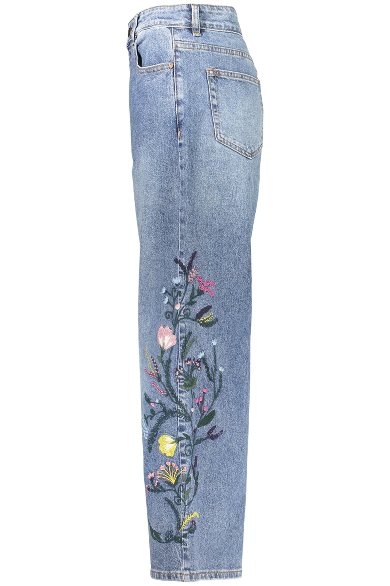 DESIGUAL WOMEN'S DENIM JEANS BLUE