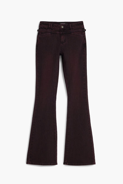 DESIGUAL WOMEN'S DENIM JEANS PURPLE