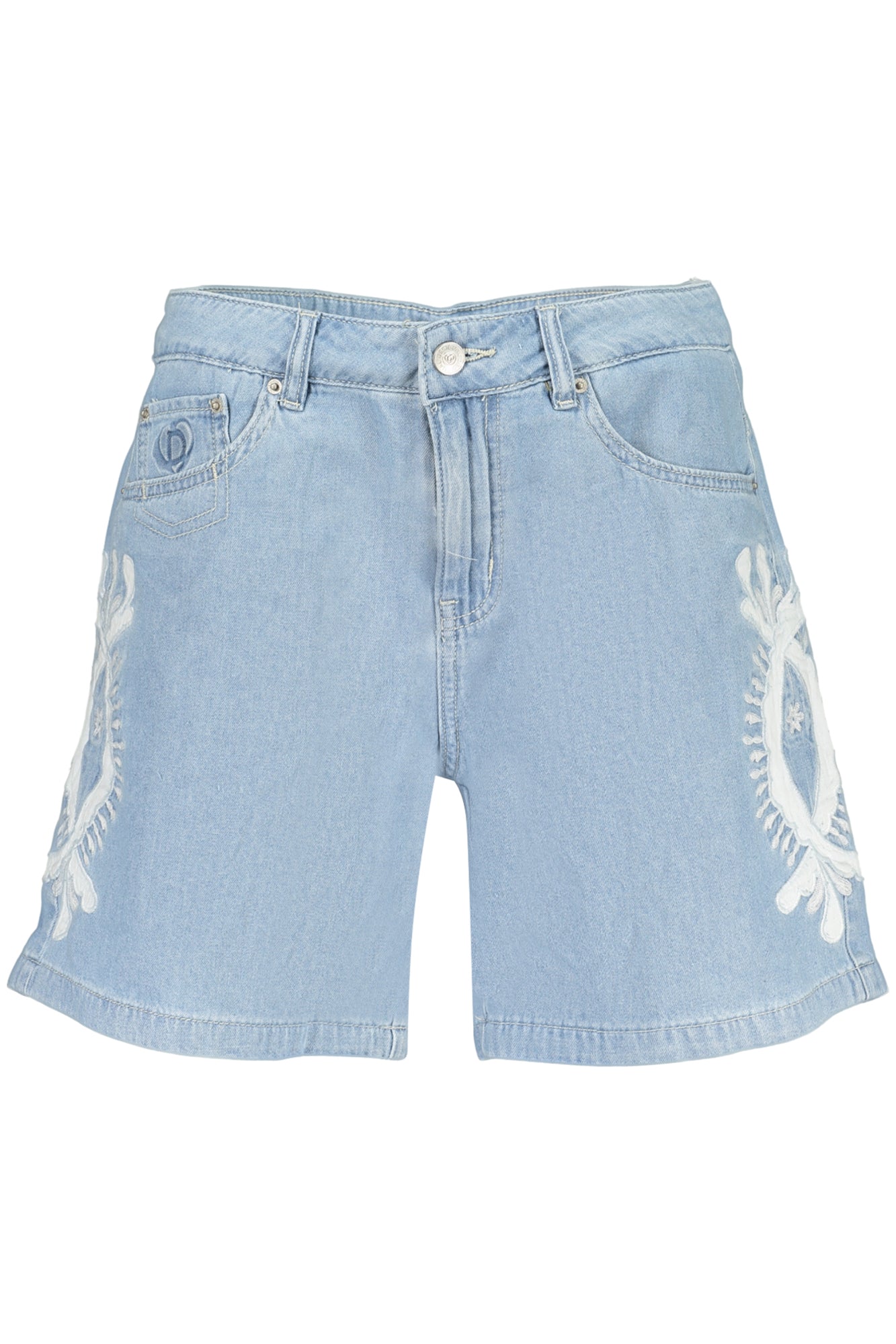 DESIGUAL WOMEN'S BLUE SHORT JEANS
