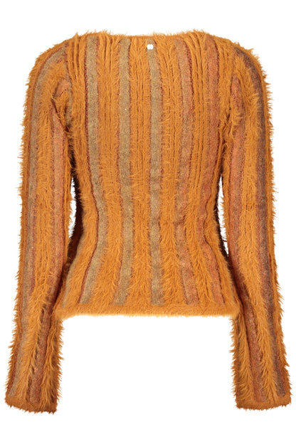 DESIGUAL WOMEN'S ORANGE SWEATER