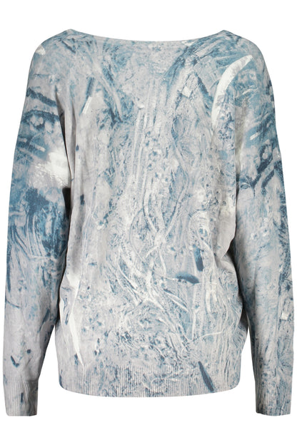 DESIGUAL WOMEN'S BLUE SWEATER