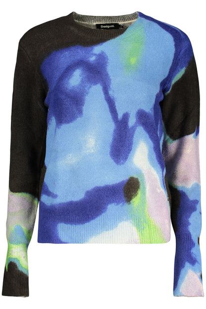 PULL BLEU POUR FEMME DESIGUAL