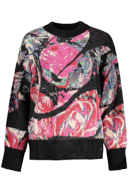 PULL NOIR POUR FEMME DESIGUAL