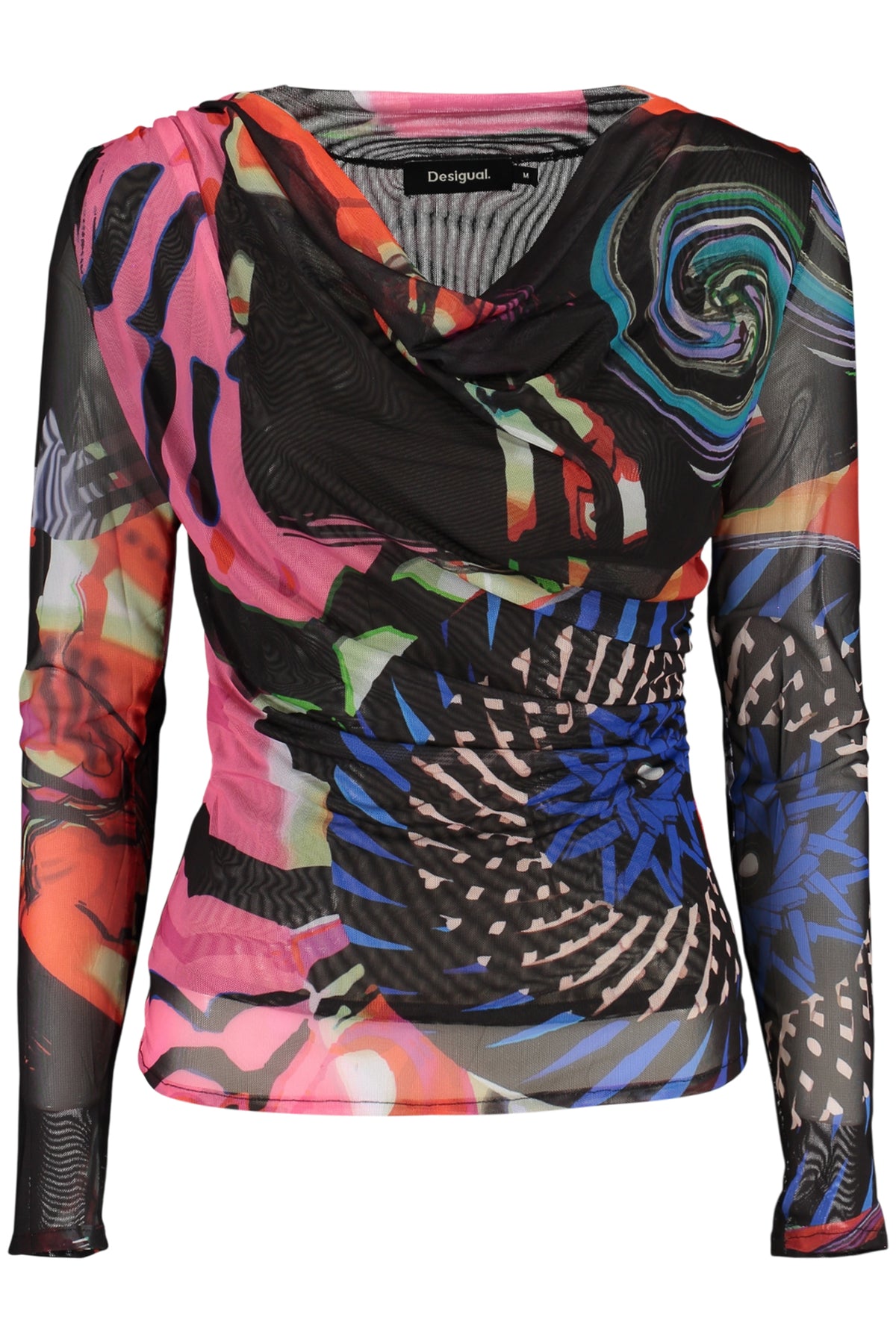 DESIGUAL WOMEN'S BLACK SWEATER